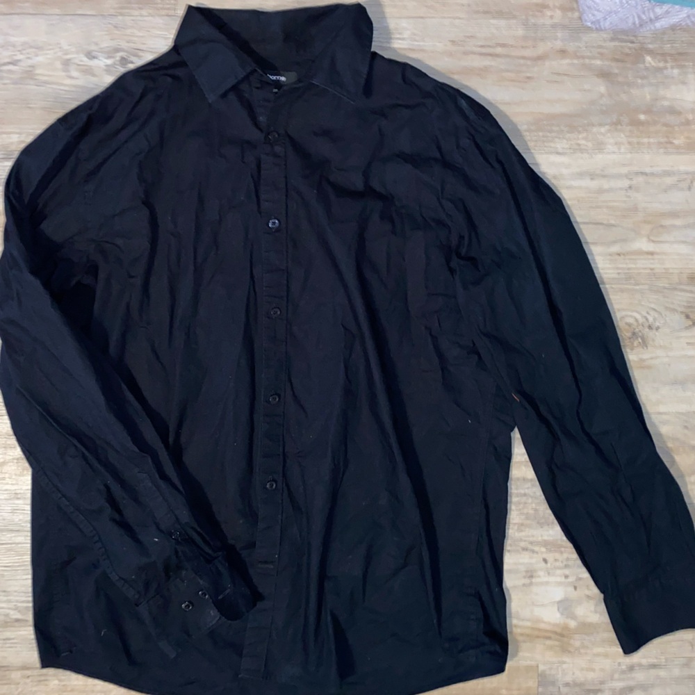 Claiborne black long sleeve dress shirt